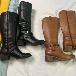 Lot of 2 Women's Knee High Boots